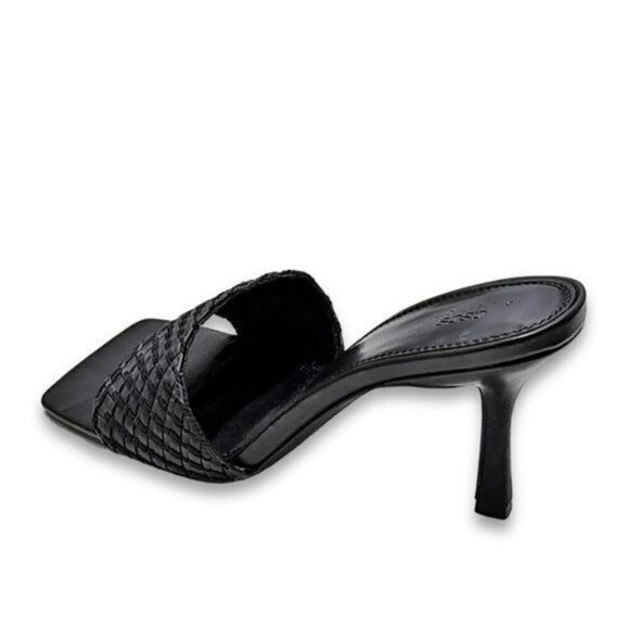 NWT ASOS Woven Slide on Sandals Heels - Picture 3 of 6
